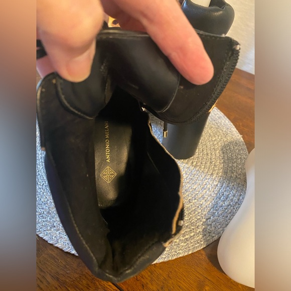 NWOT -ANKLE BOOTS- Antonio Melani animal print ankle boots size 10 - Picture 7 of 8